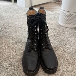 Frye Olivia Combat Boots